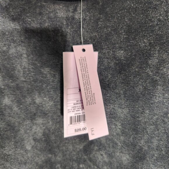 Wild Fable XS Washed Black Tiered Long-Sleeve Mini Dress - Picture 4 of 14